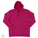 هودی اسپرت پنبه ای فری سایز رنگ صورتی