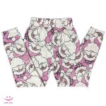 شلوار فری سایز مخمل زنانه برند MH کد 04