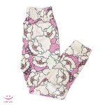 شلوار فری سایز مخمل زنانه برند MH کد 04