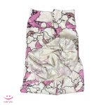 شلوار فری سایز مخمل زنانه برند MH کد 04