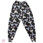 شلوار راحتی مخمل زنانه طرح موش مهربون