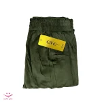 شلوار فری سایز مخمل ساده GVC کد 01