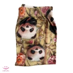 شلوار مخمل سه بعدی فری سایز کد 01