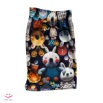 شلوار مخمل سه بعدی فری سایز کد 06